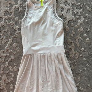 Lucky in Love White Sleeveless Kids Dress